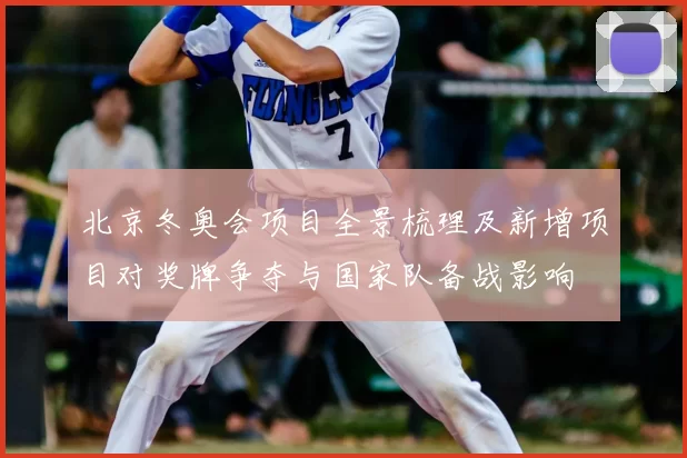 北京冬奥会项目全景梳理及新增项目对奖牌争夺与国家队备战影响